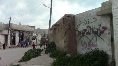 Photo of حزب التحرير لايزال على جدران مدينة صوران شرق اعزاز