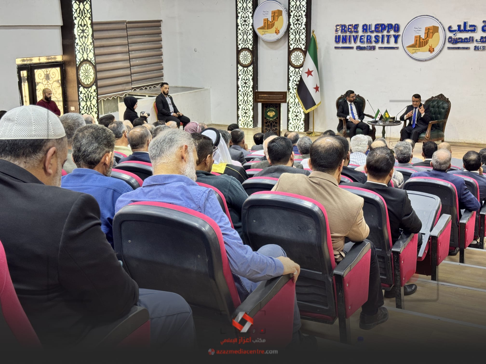 احمد موفق زيدان مستشار الرئيس السوري في مدينة اعزاز.